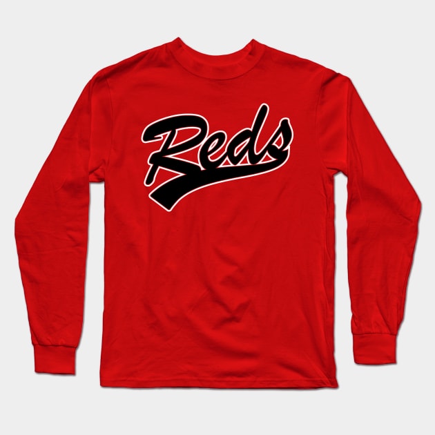 Reds Long Sleeve T-Shirt by Nagorniak